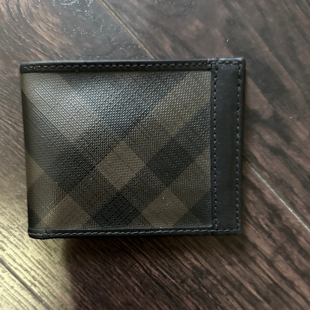 Authentic Burberry Check Bifold Wallet